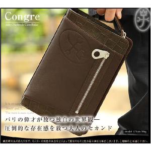 カステルバジャック セカンドバッグ バッグ メンズ コングル 54202 CASTELBAJAC 牛革 WS