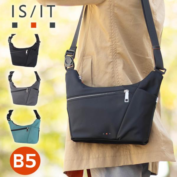 IS/IT イズイット ショルダーバッグ B5 舟形 メンズ レディース 新作 軽量 ボトカ ISI...