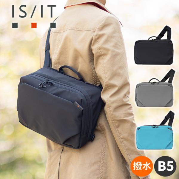 イズイット バッグ ショルダーバッグ メンズ ショルダー ボディバッグ iPadショルダー 横型 B...