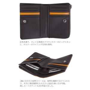 タケオキクチ 財布 二つ折り財布 メンズ 折り...の詳細画像5