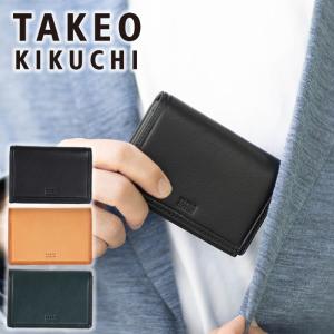 タケオキクチ 名刺入れ メンズ カード入れ クロ...の商品画像