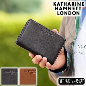 キャサリンハムネット 二つ折り財布 メンズ 折財布 KATHARINE HAMNETT 財布 SOFT ソフト 490-57004 WS｜bag-loire