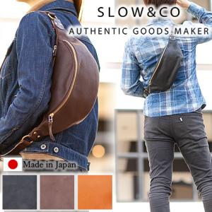 スロウ ウエストバッグ ボディバッグ SLOW rubono メンズ fanny pack 斜め掛け...