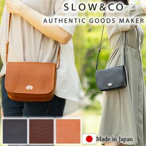 スロウ ショルダーバッグ レディース かぶせ ボーノ 栃木レザー 牛革