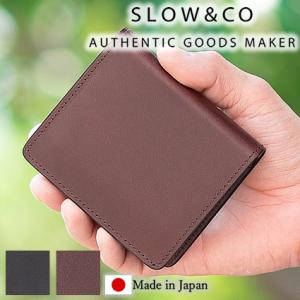 スロウ 折財布 BOX小銭入れ 二つ折り財布 牛革 ハービー SLOW HERBIE メンズ SO7...