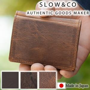 スロウ 二つ折り財布 折財布 財布 SLOW クーズー kudu アンテロープ革 メンズ レディース so743i WS｜bag-loire