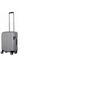 [シフレ] ジッパースーツケース TRIDENT(トライデント)35〜40リッター　シルバー｜bag-luggage-fujiya