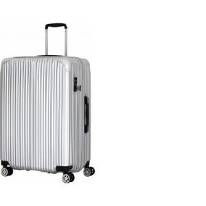 [シフレ] ジッパースーツケース TRIDENT(トライデント) 97〜102リッター　シルバー｜bag-luggage-fujiya