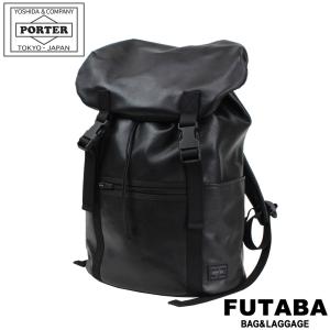 ✨PORTER✨アルーフ リュック レザー ロゴ ブラック ALOOF（PORTER） ポーター アルーフ デイパック 023-01082 リュック