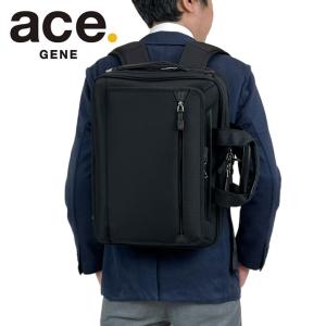 ace. GENE LABEL エース公式 ビジネスバッグ 3way メンズ エースジーン