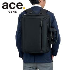 ace. GENE LABEL エース公式 ビジネスバッグ 3way メンズ エースジーン