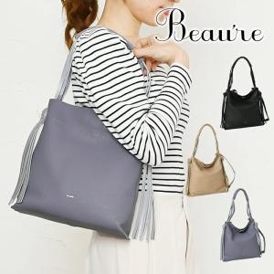 レディース トートバッグ ショルダーバッグ 2way マグネット開閉 Beaure ビュレ ヴュレ B-23107｜bag-saifu-perenne