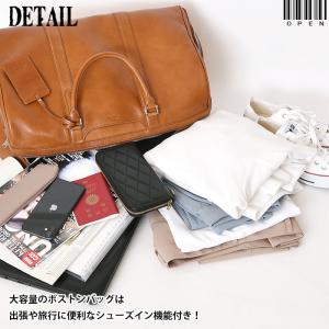 メンズ ボストンバッグ 2way シューズイン...の詳細画像3