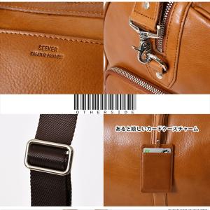 メンズ ボストンバッグ 2way シューズイン...の詳細画像5