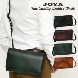 メンズ 本革 ショルダーバッグ 3way クラッチバッグ セカンドバッグ 蓋 かぶせ フラップ マグネット開閉 JOYA ジョヤ JV2011