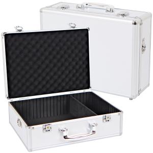 アルミケース 鍵付き A4 小型 工具ボックス アルミボックス 工具箱 アルミハードケース アタッシュケース ビジネスケース 機材収納ケース 精密機械収納  ADD034