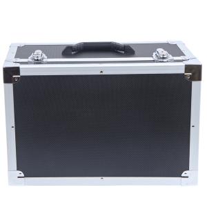TRUSCO中山 TACR-37 アルミケース(両開き) 仕切り付き シルバー 幅370