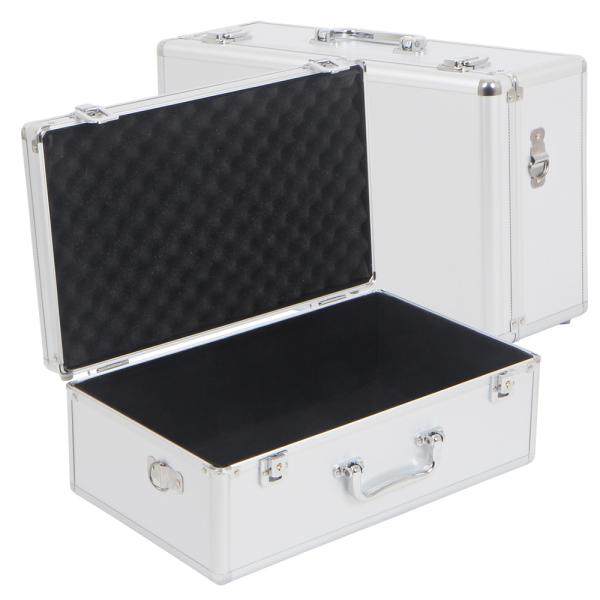 アルミケース 鍵付き 中型 A4 アタッシュケース 工具箱 道具箱 ハードケース 精密機器収納 医療...