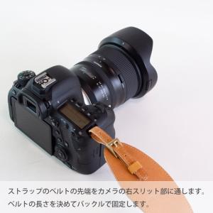 本革 一眼レフカメラ ストラップ ホルダー 一...の詳細画像5