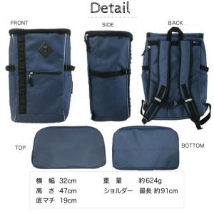 スクエアバッグ スクエアリュック シンプルデイ...の詳細画像5