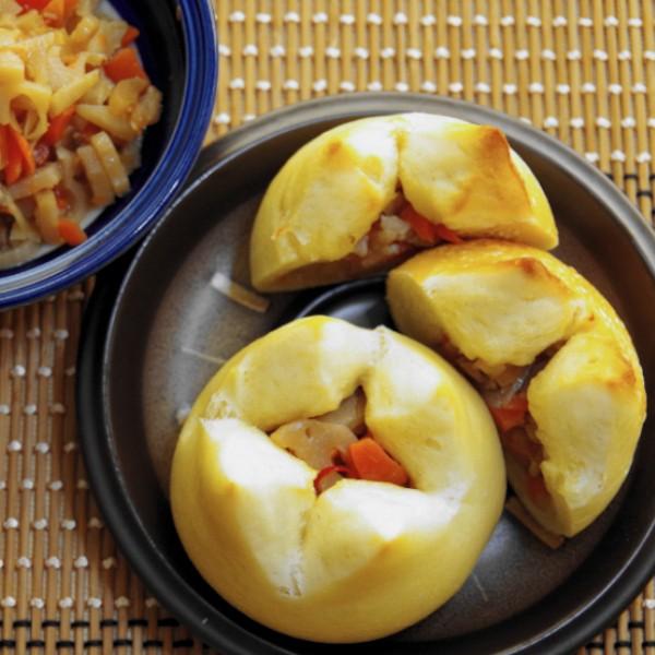 ベーグル お取り寄せ れんこんきんぴら 冷凍 北海道産小麦100%