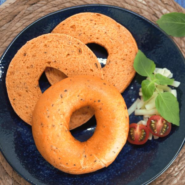 ベーグル お取り寄せ トマトバジル 冷凍 北海道産小麦100%