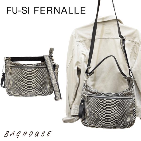 フーシフェルナーレ FU-SI FERNALLE ダイヤモンドパイソン 2WAYショルダーバッグ ト...