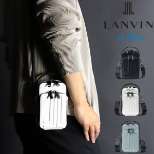 LANVIN en Bleu ランバンオンブルー Timbre タンブル スマホショルダー ミニショルダーバッグ 斜め掛け ショルダーポーチ 512123 合皮 軽量 メンズ レディース