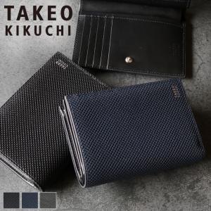 TAKEO KIKUCHI タケオキクチ BIRTH バース ミドルウォレット セミ長財布 二つ折り...