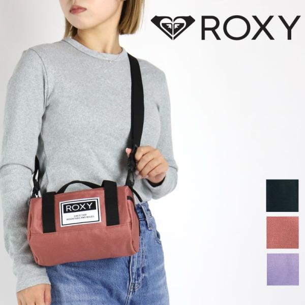 ROXY  ロキシー ミニボストンバッグ ショルダーバッグ 斜め掛け 2WAY ロールボストン RB...