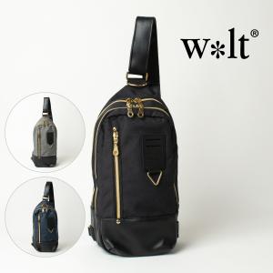 ウォルト ボディバッグ 大きめ USBポート付き ルガー w*lt 410-086Y