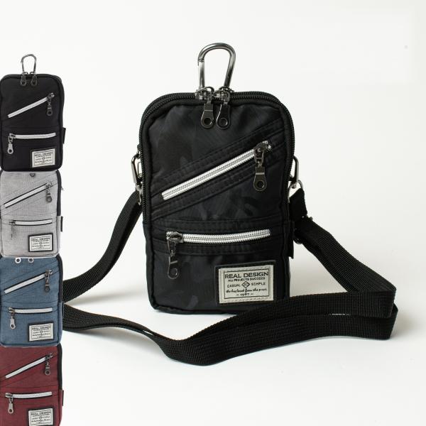 ショルダーバッグ 小さめ ポーチ メンズ シンプル 人気 おしゃれ REAL DESIGN リアルデ...