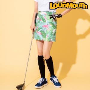 ゴルフ ゴルフウェア ラウドマウス LOUDMOUTH 正規品 レディース スカート グリーン フラ...