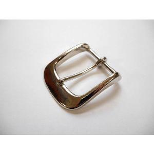 真鍮製 ベルト幅40mm 重厚なバックル (シルバー)
