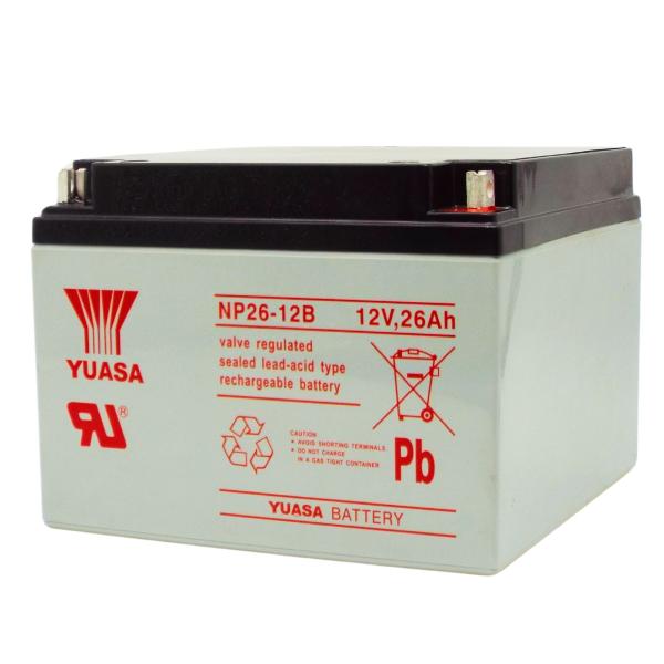 台湾ユアサ YUASA NP26-12B シールドバッテリー【互換 NP24-12B PE12V24...