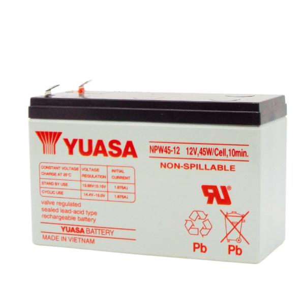YUASA ユアサ NPW45-12 シールドバッテリー UPS交換用【互換 12SN7.5 NP7...
