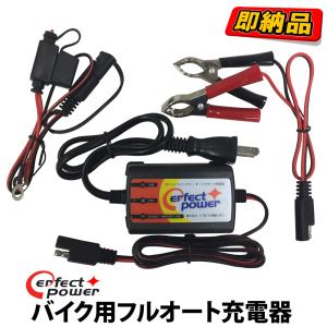 12V バイク用フルオート充電器 P-POWER AT-12 パーフェクトパワー