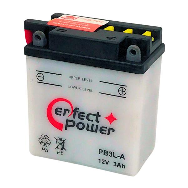 パーフェクトパワー PB3L-A 開放型バイクバッテリー 液別 【互換 ユアサ YB3L-A SB3...