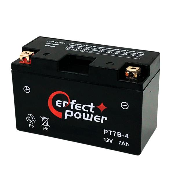 パーフェクトパワー PT7B-4 バイクバッテリー充電済 【互換 YT7B-BS YT7B-4 GT...