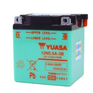 台湾 ユアサ YUASA 12N5.5A-3B 開放型 液別 バイクバッテリー