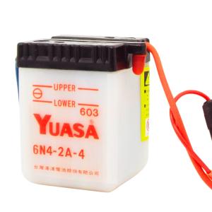 台湾 YUASA ユアサ 6N4-2A-4 開放型 6V バイクバッテリー