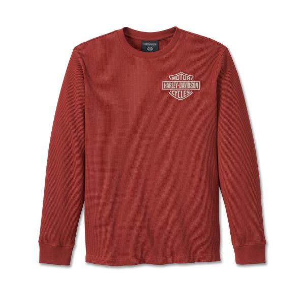 バー＆シールド3DロングスリーブTシャツ　ハーレダビッドソン純正　　HARLEY DAVIDSON