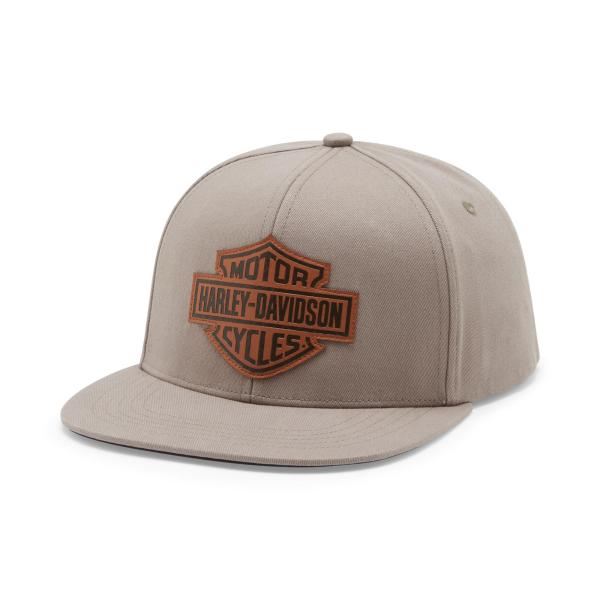 レザー バー＆シールド スイッチバックアジャスタブルキャップ ハーレーダビッドソン 帽子  フリーサ...