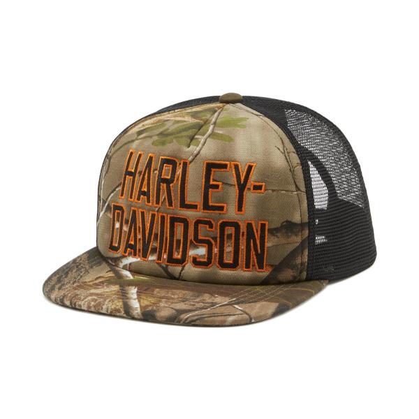 REALTREE x HD トラッカーハット  HARLEY DAVIDSON 帽子 野球帽ハーレー...