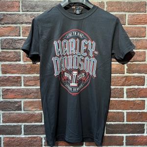 古着 ハーレーダビッドソン Harley-Davidson Vネック アドバタイジング