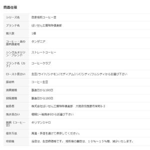 コーヒー豆 タンザニア キリマンジャロ AA ...の詳細画像3