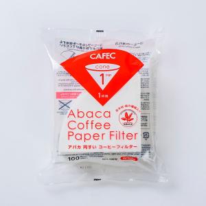 アバカフィルター 円すい コーヒーフィルター AC1-100W 1〜2杯用 100枚入り ホワイト