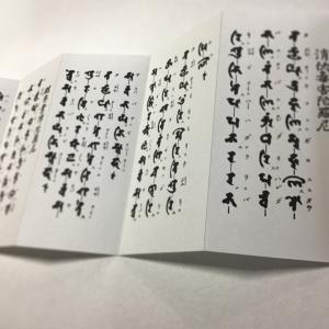#541 請観音経三種陀羅尼 ビニールケース入 印刷の詳細画像2