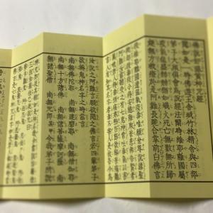 #542 佛説 却温黄神呪経 ビニールケース入 印刷の詳細画像2