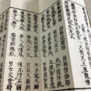#資001A 仏説護諸童子陀羅尼呪経 御守用 豆形の商品画像